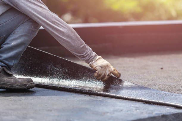 Professional Basement Waterproofing technician working in Walhalla, SC